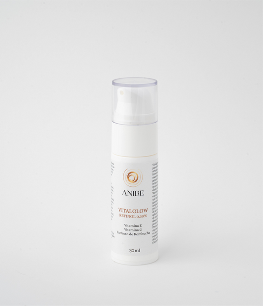 VITALGLOWRETINOL 0,30%Vitamina EVitamina con Extracto de Kombucha, piel luminosa.