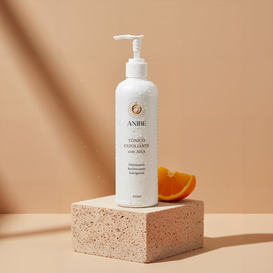 TÓNICO
EXFOLIANTE
con AHA
Hidratante
Refrescante 
Astrigente
