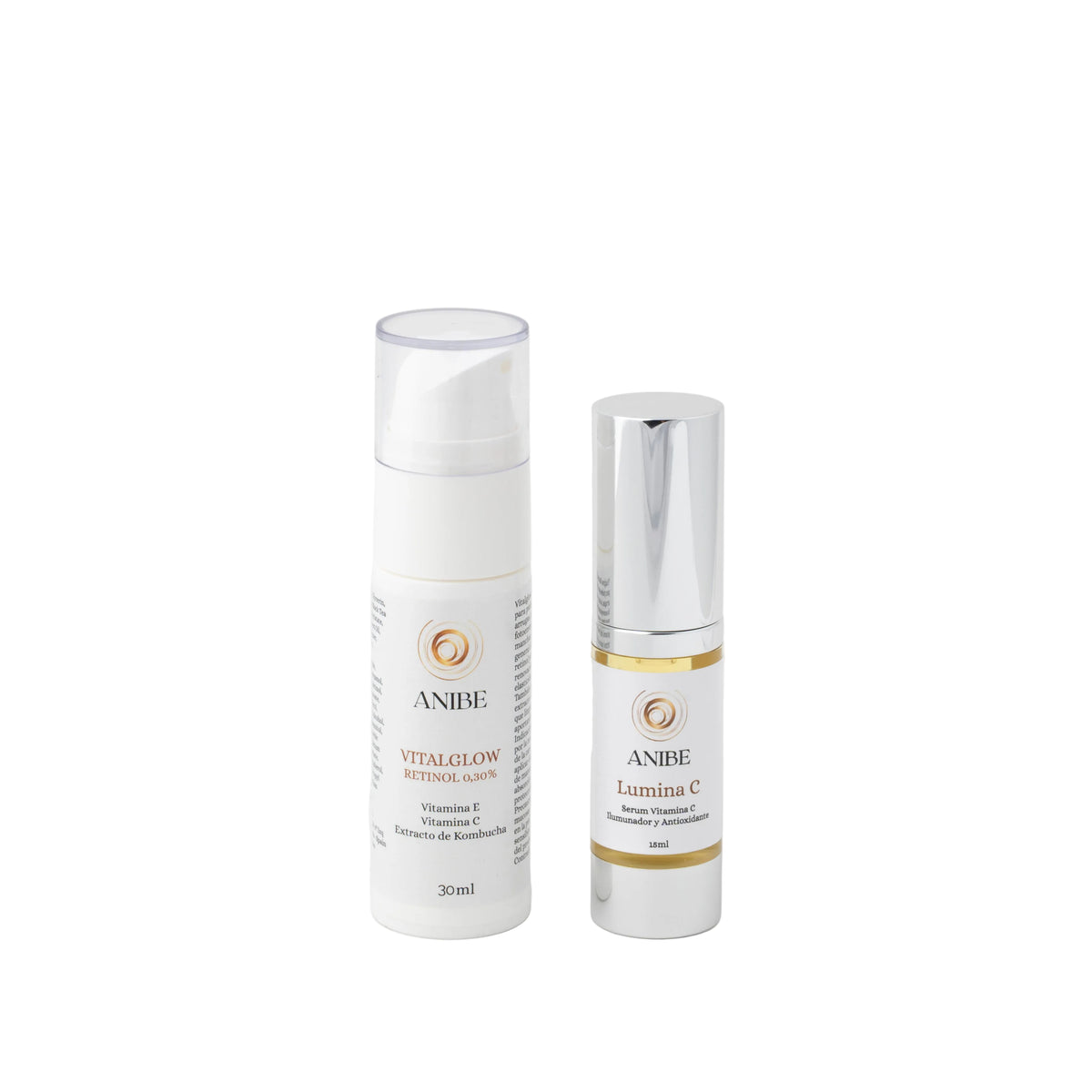 LUMINA C + VITALGLOW RETINOL 0,30%: Pack Combinación Perfecta Luminosidad y Antiedad