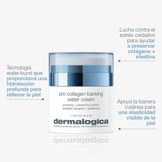 Pro-Collagen Banking Water Cream Hidratación voluminizadora Reducción de líneas finas y arrugas