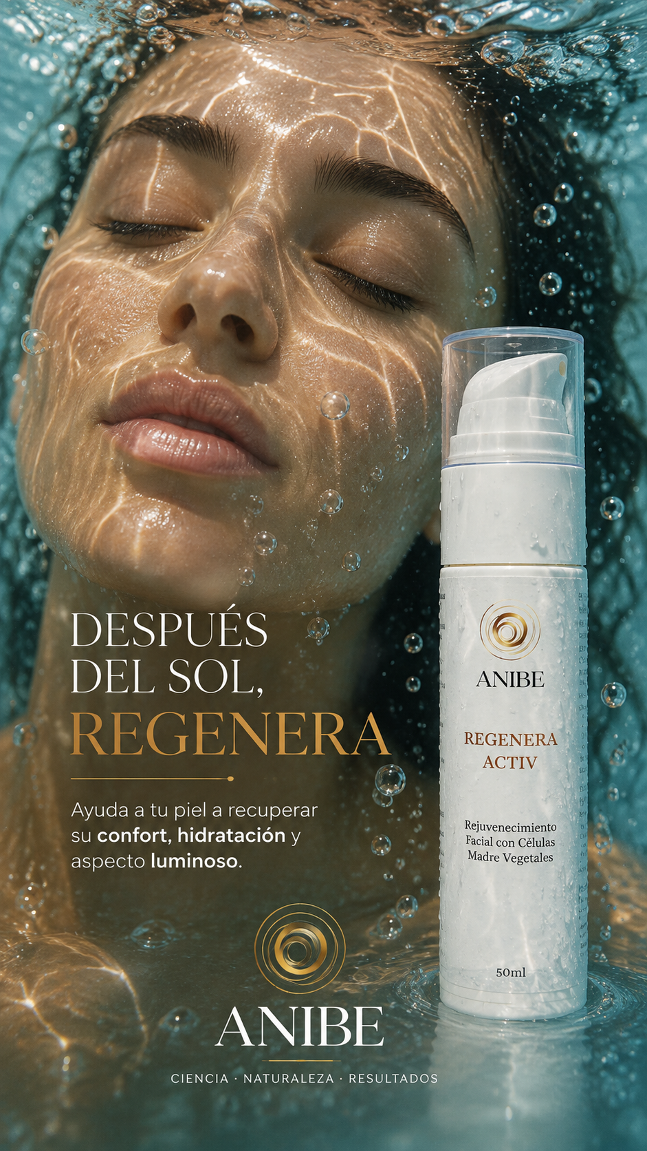 REGENERA ACTIV Gladback®AntiarrugasCitrustem®Células madreVitamina FAntioxidante