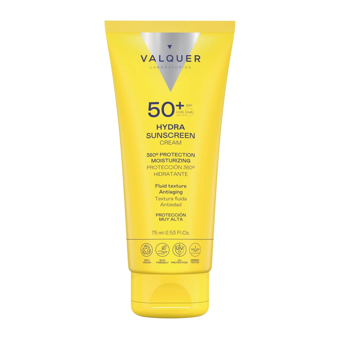 Crema Facial Hydra Sunscreen SPF 50+ Protección 360º Hidratante y Antiedad - 75 ml