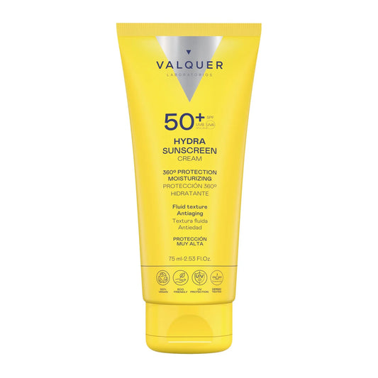 Crema Facial Hydra Sunscreen SPF 50+ Protección 360º Hidratante y Antiedad - 75 ml