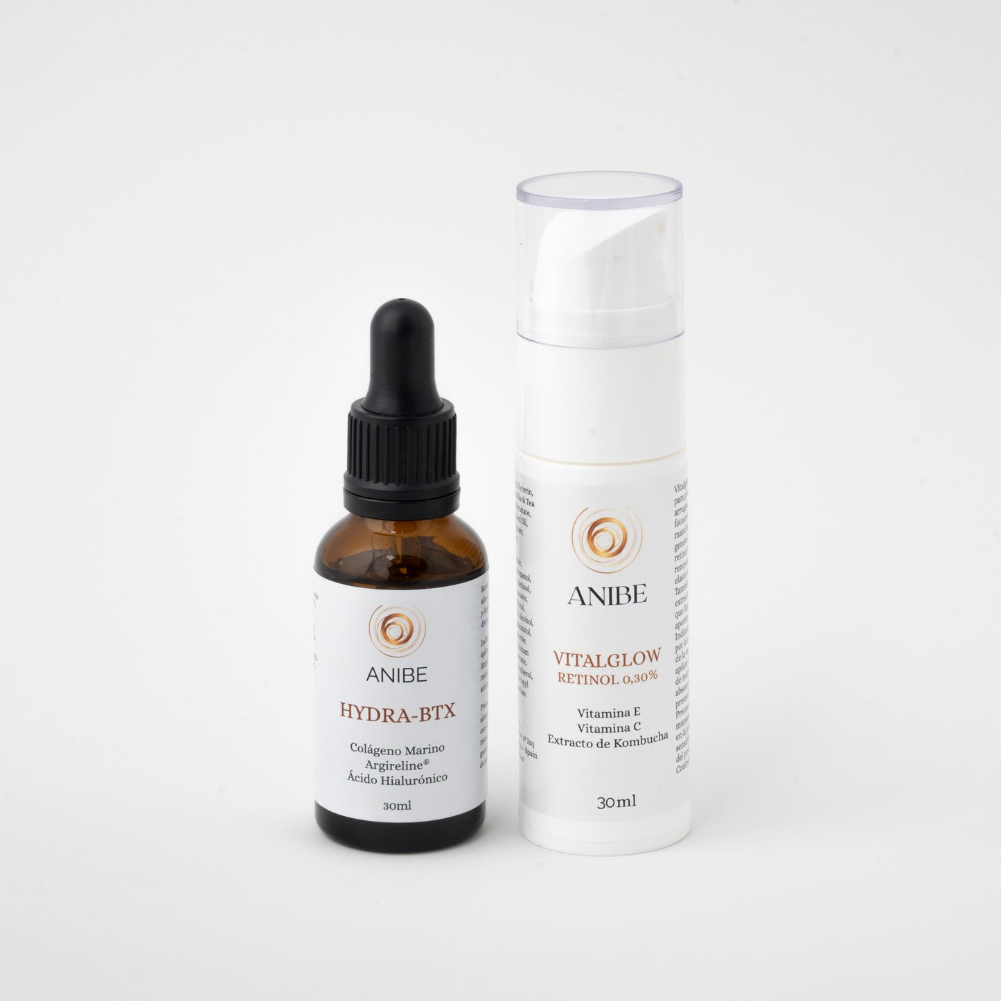 Pack Combinación Perfecta Antiedad e Hidratante: VITALGLOW RETINOL 0,30% + HIDRA-BTX