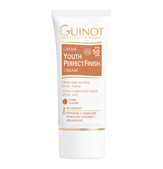 Crème Youth Perfect Finish fps 50 dorée
CREMA DE ACABADO JUVENTUD PARA EL ROSTRO CON TONO DORADO Y CON FACTOR DE PROTECCIÓN 50.