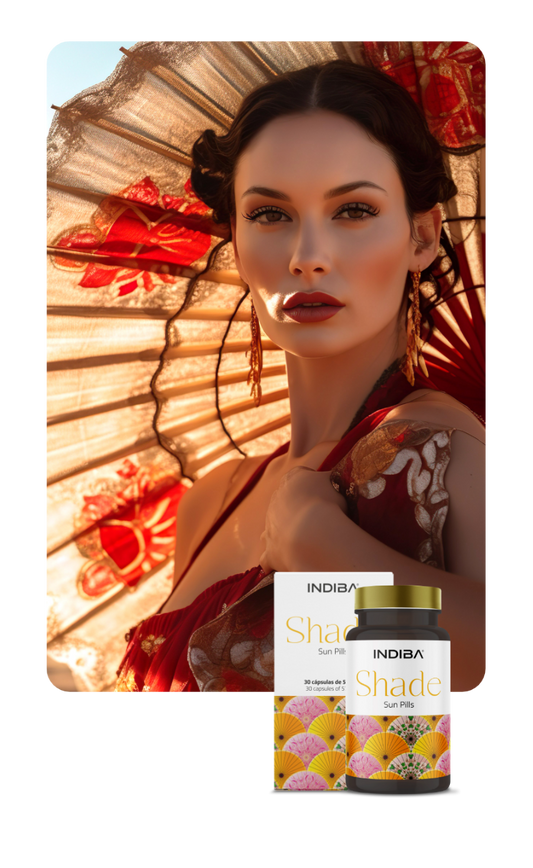 Shade PRO Nutricosmético en perlas con fórmula vanguardista que une ácidos grasos esenciales y antioxidantes de alta potencia.