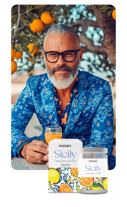 INDIBA Sicily Collagen, Hyaluronic Acid, CoQ10