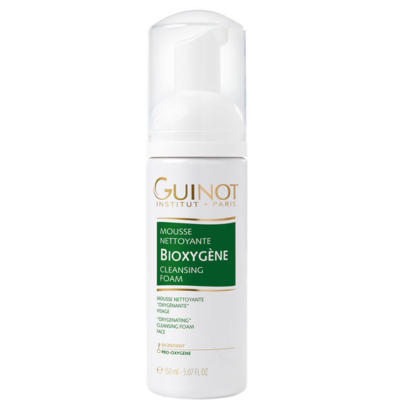 Mousse Nettoyante Bioxygène Mousse limpiadora para una piel clara y fresca.