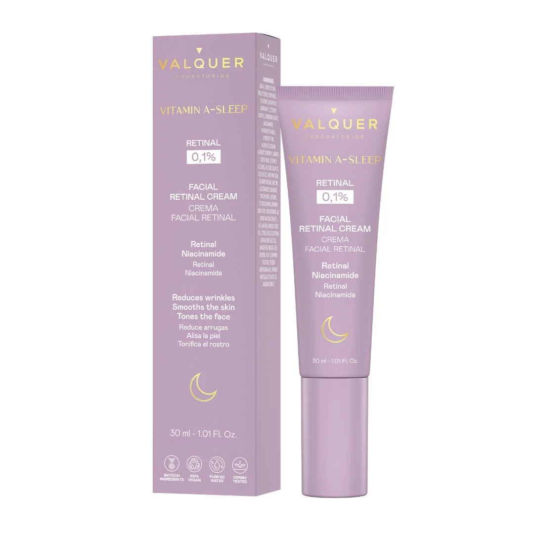 Crema Facial con Retinal Vitamin A-Sleep - 0,1%